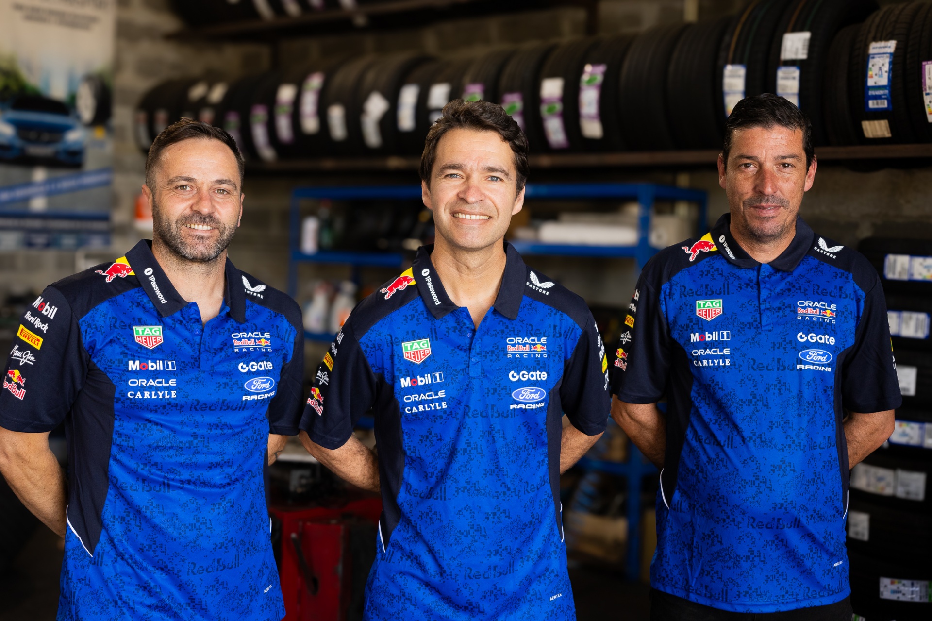 Equipa BOXPNEUS — Filipe, André e Óscar